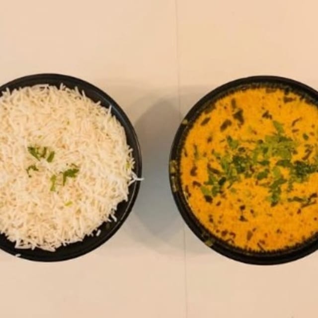 Punjabi Kadhi Chawl.