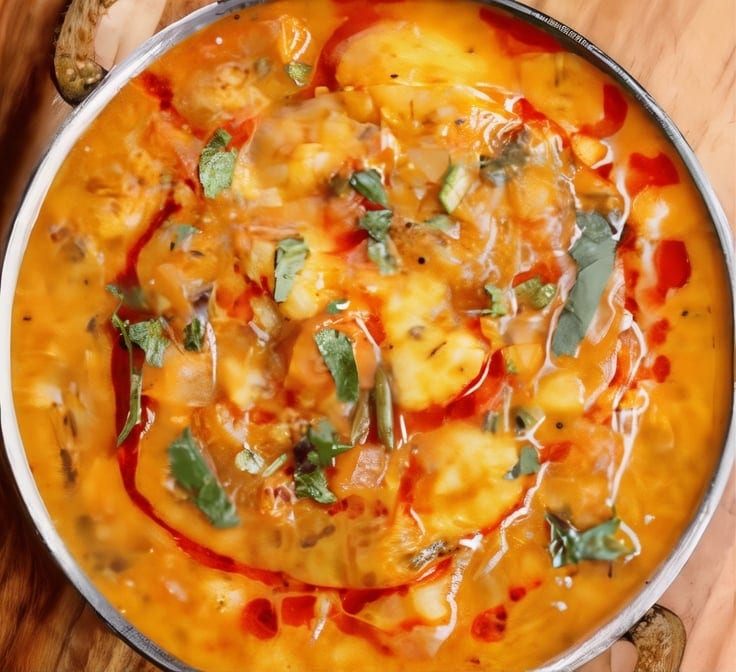 Dhaba Style Aloo Rasedar.