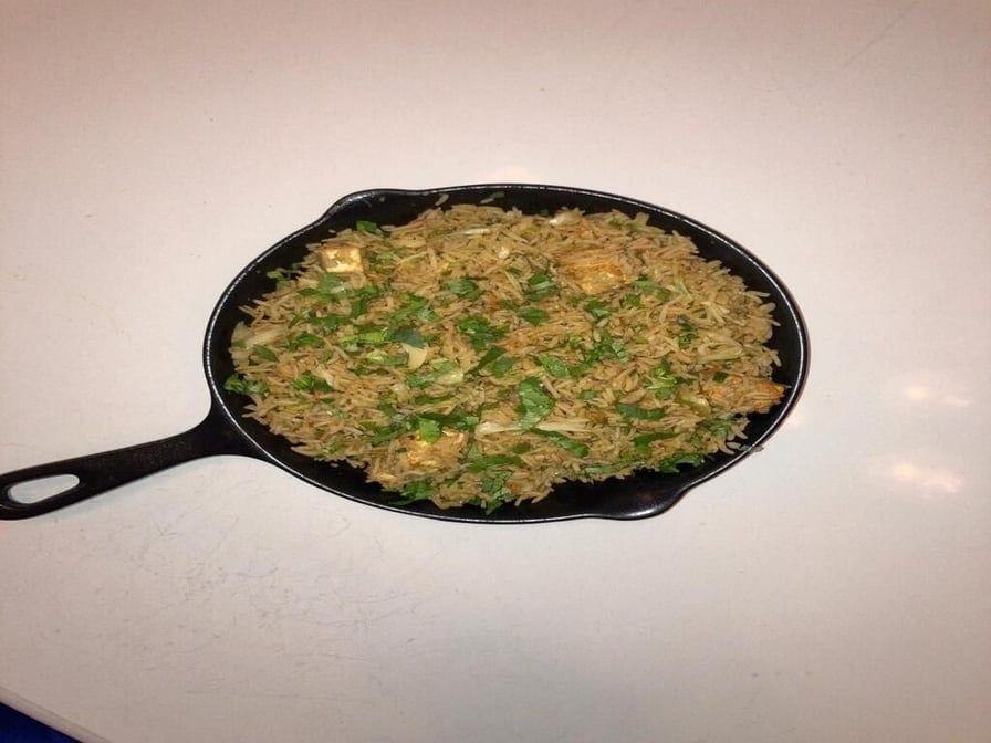 Paneer Fried Rice (Online).