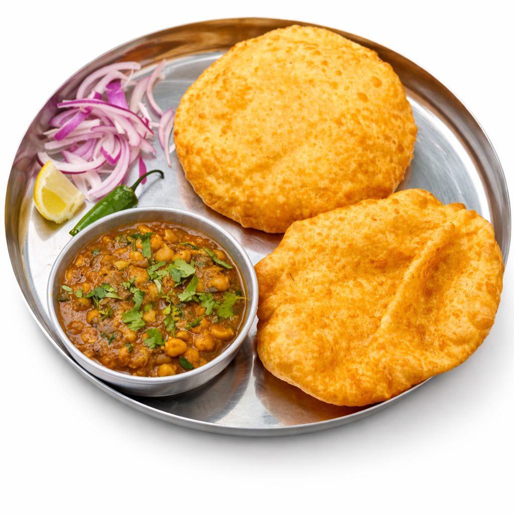 Chole Puri/Bhature (2 pcs bhature).