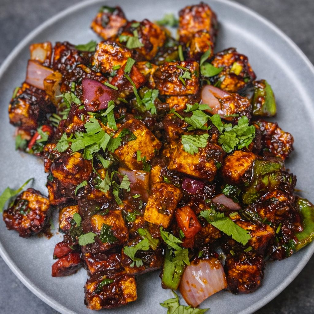 Tofu Chilli Dry.