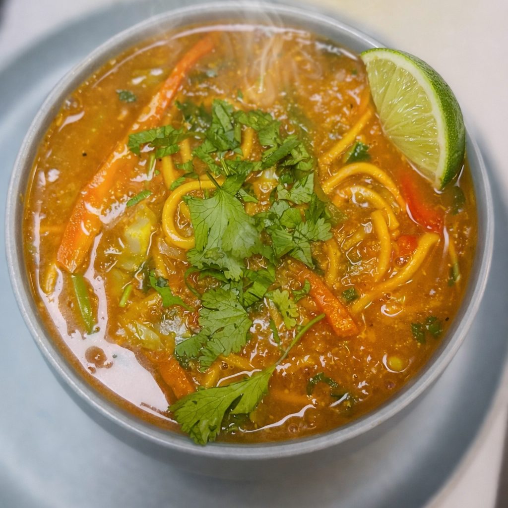 Nepalese Vegetable Thukpa.